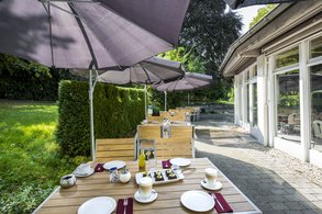 Terrasse am Speisesaal Terrasse am Speisesaal